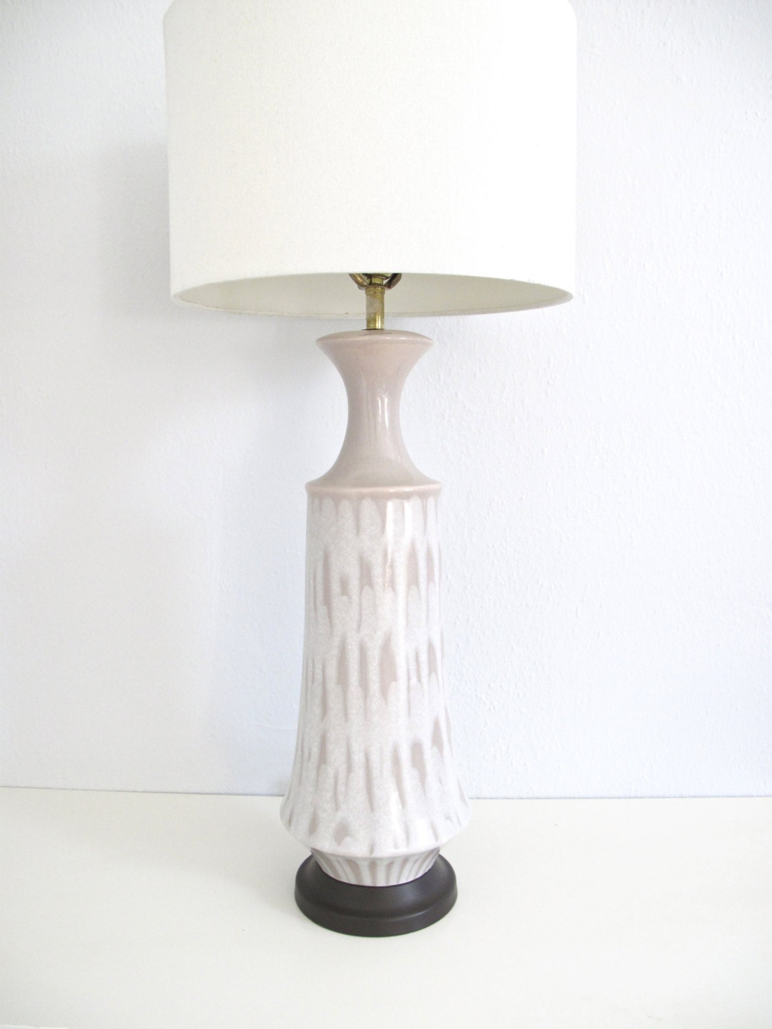 Tall Danish Modern Pottery Lamp
