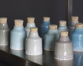 MTO 10 custom spice jar set. modern pottery minimal design