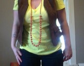 Brown Suede Vest