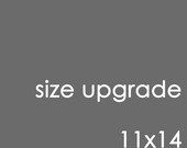 11x14 Size Upgrade Add-On
