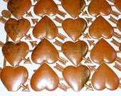 40 Antique Paper Die Cut Hearts Germany UnCut Sheet Valentine