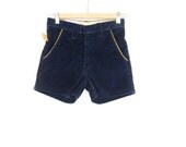 Vintage 70s Corduroy Shorts Womens High Waist