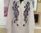vintage 70's graphic Hawaiian