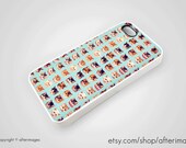 Cat iPhone 5 4 4S Case iPhone 4 New Print Pattern Blue Kitten Cute Kawaii Silicone