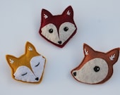 Forest Critters- Brooch -Fox -Fawn Woodland Accessories