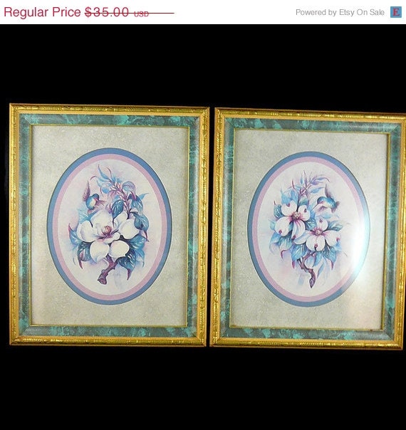 50% OFF Vintage Home Interior Humming Bird Pictures Set of 2