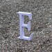 Wood Letter E - Free Standing Wooden Letters - Alphabet Decor Letter E