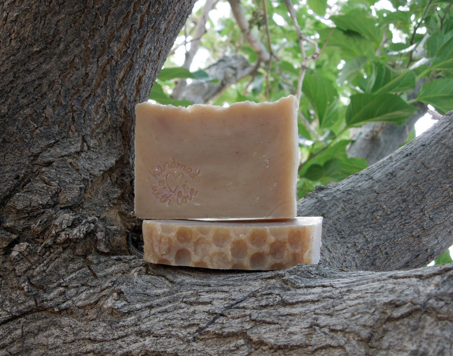 Honey Almond Soap / Cold Process / Handmade / All Natural