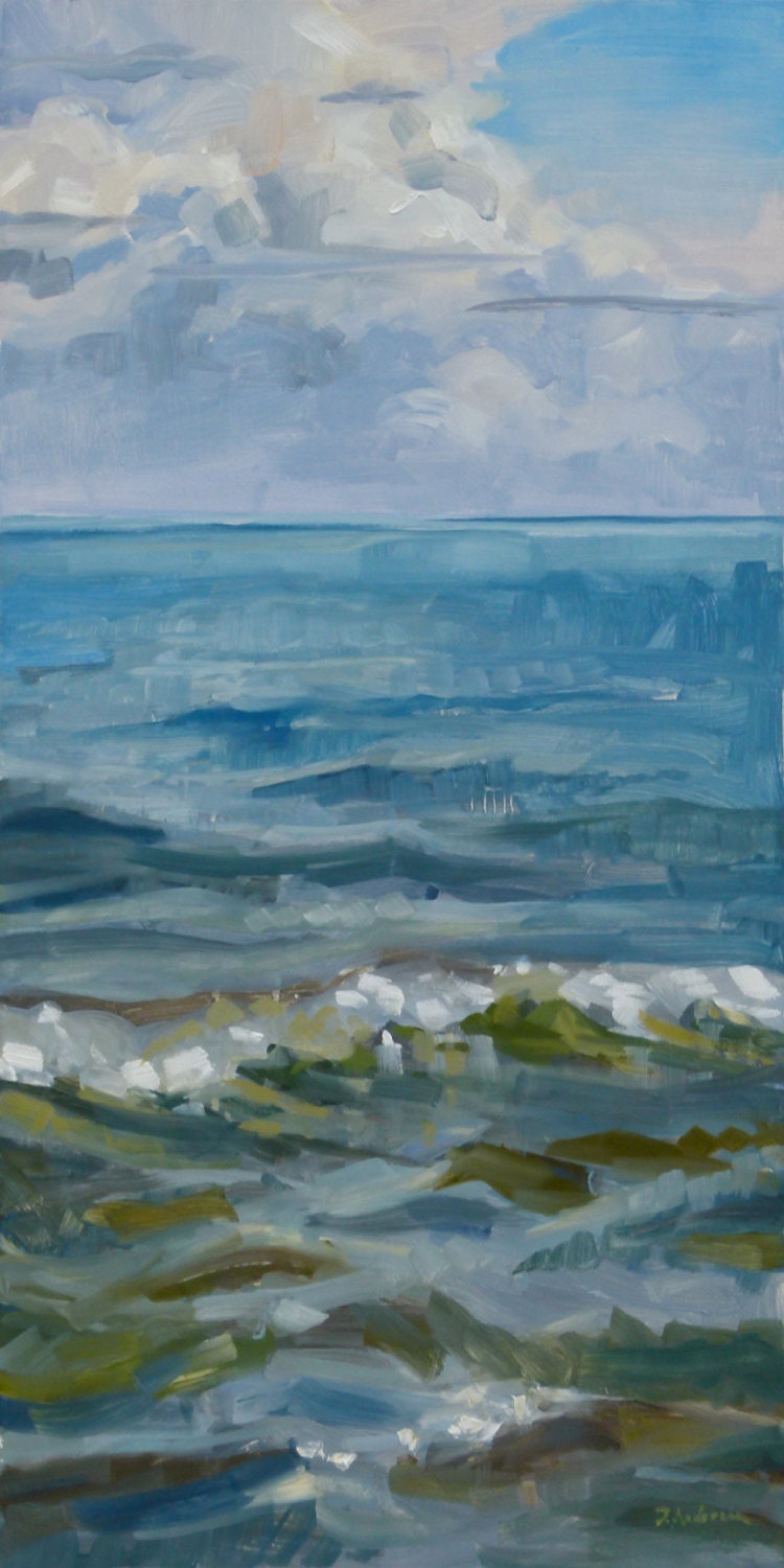Oil Painting: Lake and Sky, 2 of 2