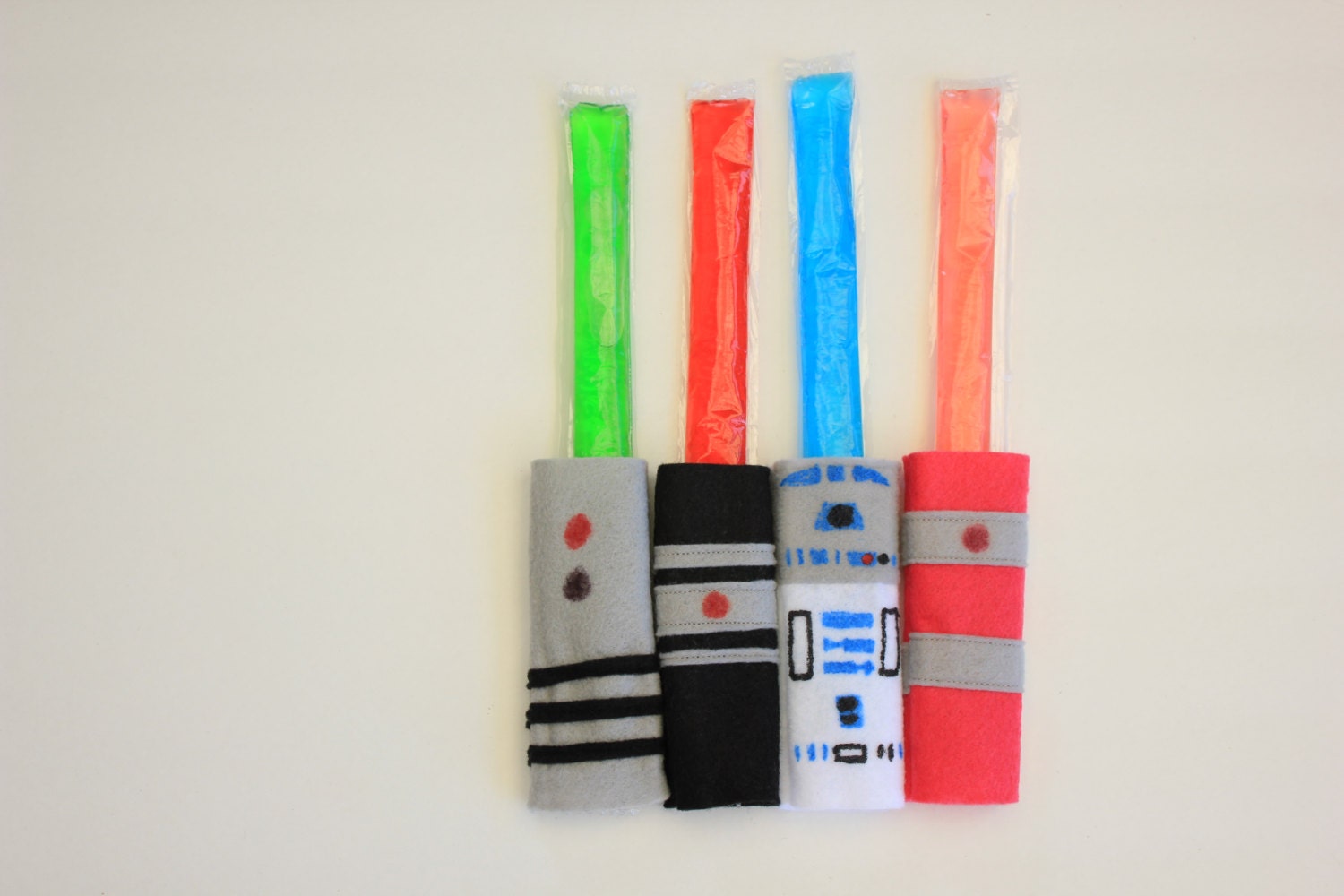 Lightsaber Freezer Pop Cozy 4 Pack