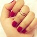 chevron above the knuckle ring