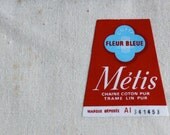 unused vintage french metis sheet