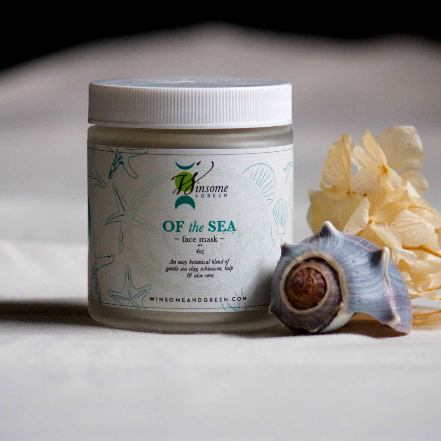 Facial Mask Detox Natural Beauty Seaweed Organic Botanicals - Irish Moss, Aloe Vera, Sea Clay moisturizing