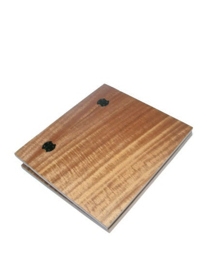 Wooden Scrapbook -Woodburnt With Your Design or Blank  - Custom Photo Album Holds Standard 8.5x11 Pages