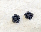 0g 2g 4g Organic 'Obsidian Rose' Plugs Made to Order