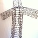 Monks Robe Humble Fiber Art Icelandic Sheep's Wool with Thomas Merton Quote