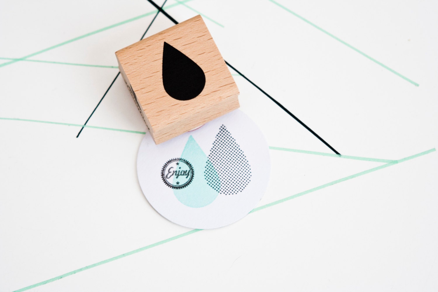 Drop (tear) stamp