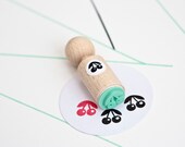 Cherry Mini Stamp with mint rubber