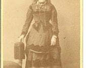 Antique CDV Photograph of Woman 1880's