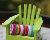 Miniature Beach Towel for your Beach Scene or Wedding Cake Topper - by Landscapes In Miniature