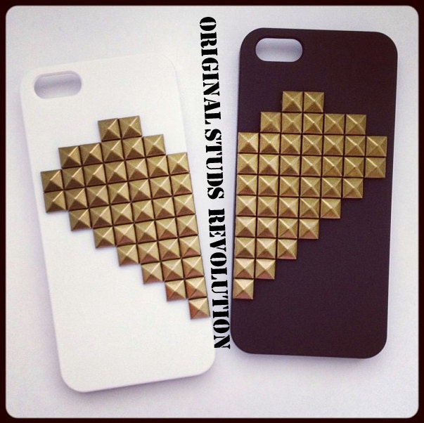 heart shaped iphone4case snap on iPhone case,brand new iPhone cover,case for apple phone STUDS REVOLUTION