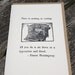 There is nothing to writing Ernest Hemingway quote - Hand-printed Letterpress Card