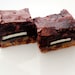 Slutty Brownies -  Cookie Oreo Chocolate Fudge Brownie Bars - Valentine's Day Chocolate - 4 large brownies