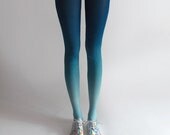 BZR Ombré tights in Mermaid