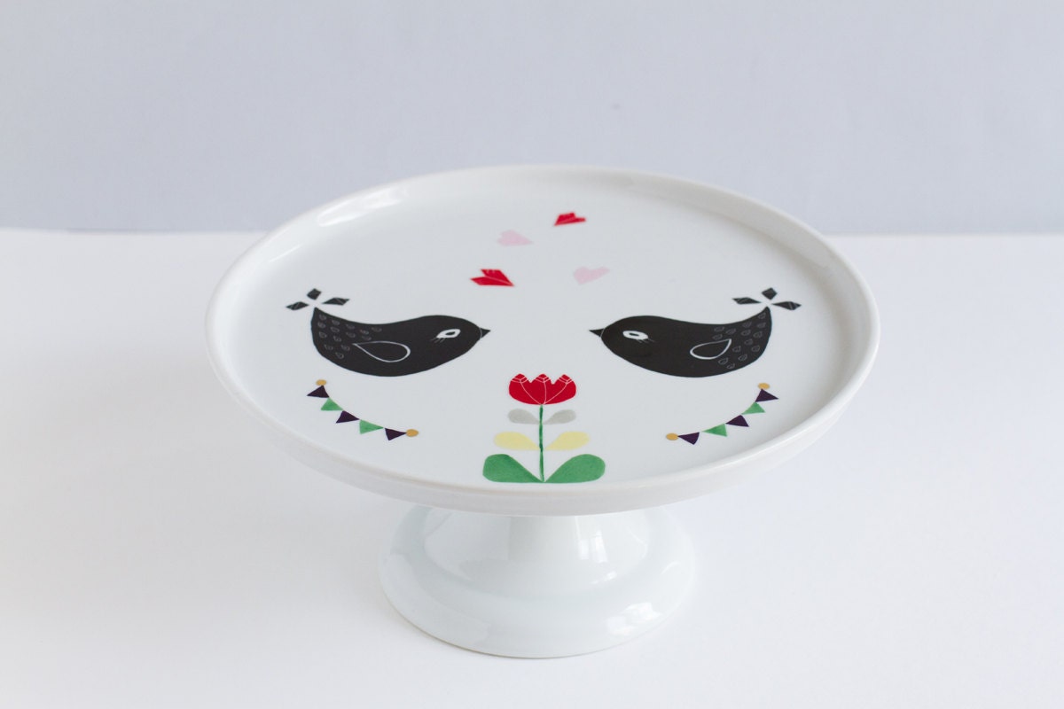 Cakestand "Birds"