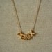 Gold Filled Geaux Necklace