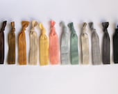 Neutral Essentials Hair Tie Collection - 12 Elastic Hair Ties