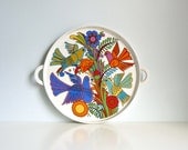 Mid Century Modern 'Acapulco' Ceramic Tray - V&B - Mexico, Cinco de Mayo, Ethnic, Bright Colours, Summer Trends - 1960's Kitchen / Home