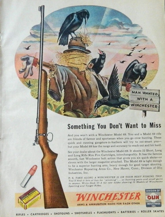 Winchester Single Shot Rifles Catalog Advertising Art Vintage My Xxx Hot Girl