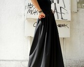 Loose  Black Pants / Wide Leg Pants Spring / Summer  Collection