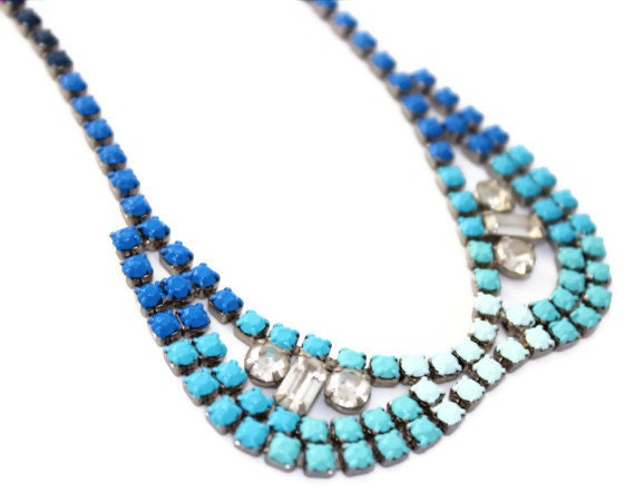 Vintage Hand Painted Necklace