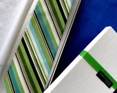 Tie Gift Box Wrapping Upgrade- White Box, white tissue paper, black, green, or blue ribbon (Great for Ladies Belt too)