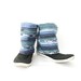 Pippi's Deep Blues Crochet Leg Warmers, Ankle Cuffs, Reversible, Warm, Cozy, Autumn, Fashion, Womens, Navy, Sky, Denim, Petrol, For Her