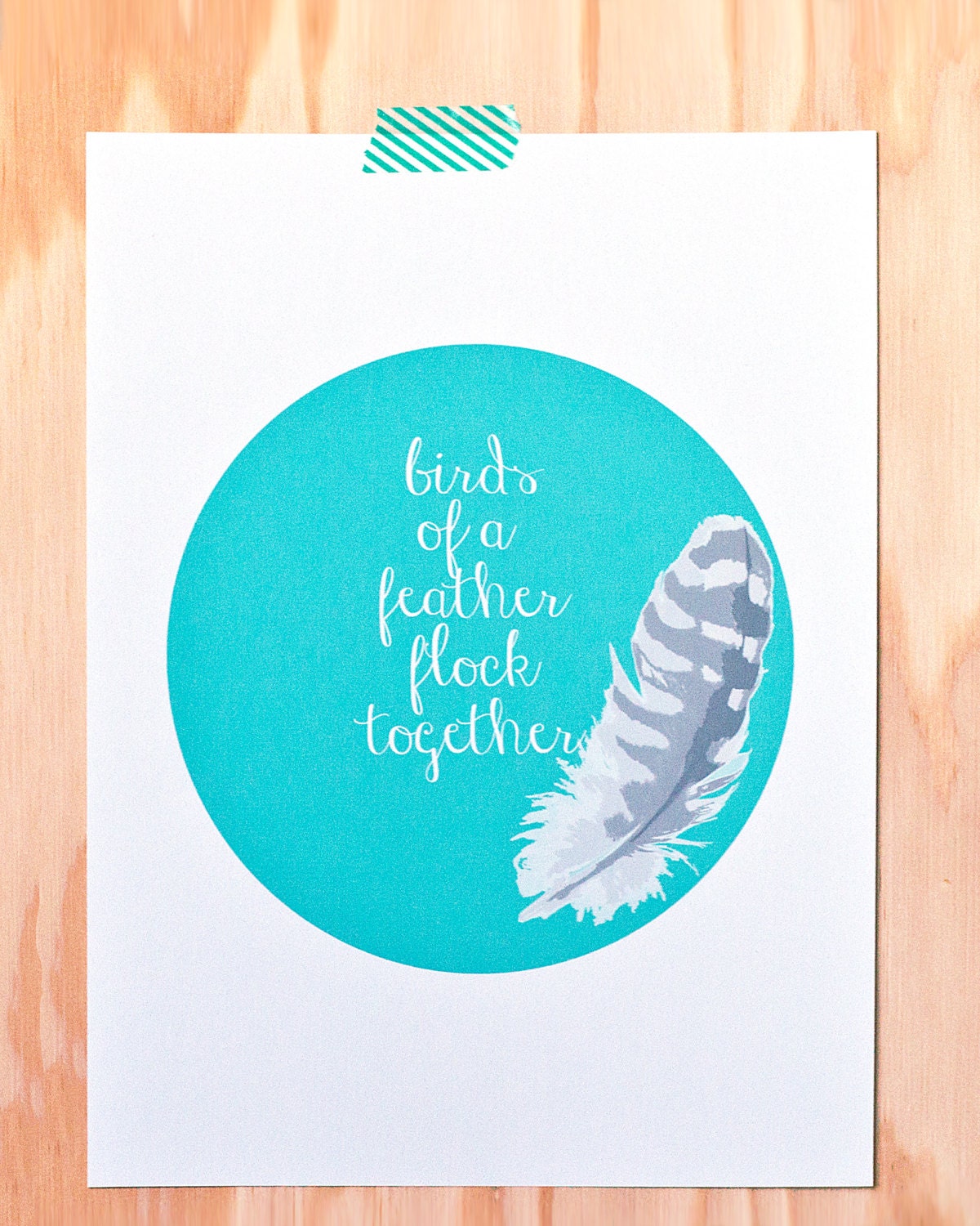 Birds of a Feather 9x12 Print