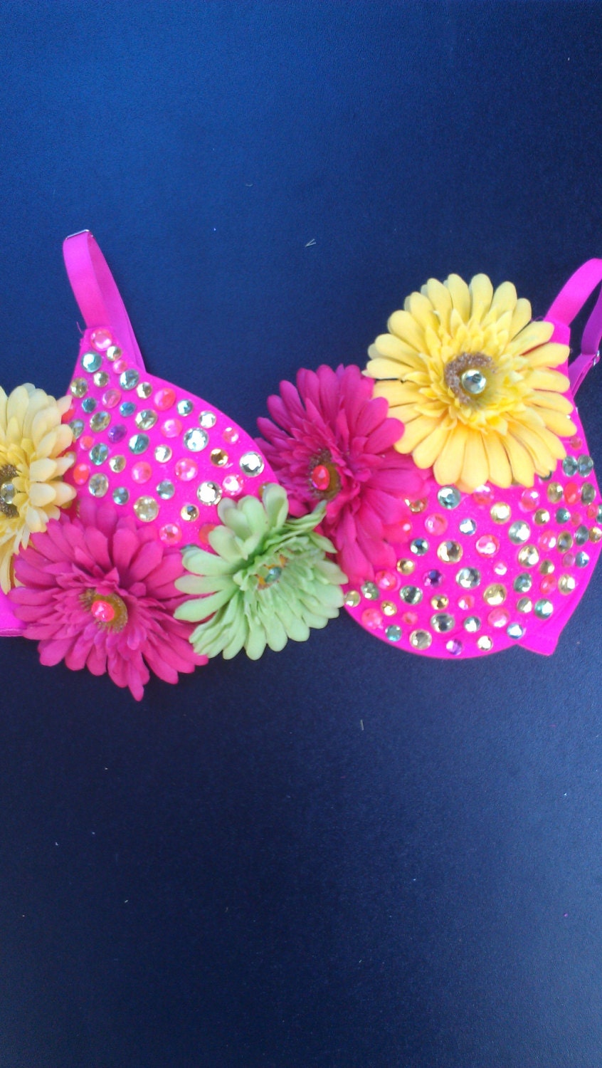 EDC GLAM rave bra