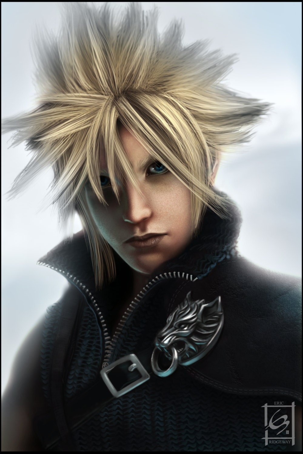 Final Fantasy VII Character Pack 1   (3 -11x17 prints  Cloud, Aeris, Sephiroth)