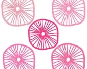 Instant Download // Digital Clip Art for Valentine's Day // Pink Coral // Personal and Commercial Use Il_170x135