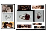 Bella Swan - Twilight Inspired Wire Ring Choose ONE -Bella Swan/Moonstone Edward Cullen/Jacob Black/Meadow -New Moon,Eclipse,Breaking Dawn