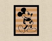 Mickey Mouse Vintage Inspired Printable Wall Art Il_170x135