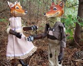 Large, hand-made animal Marionette