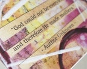 Mothers Day Gift Inspirational Mothers Quote 5x7 Art Print pink tone
