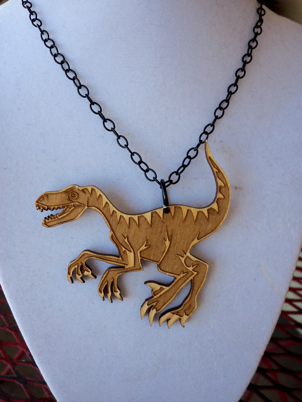 Velociraptor necklace