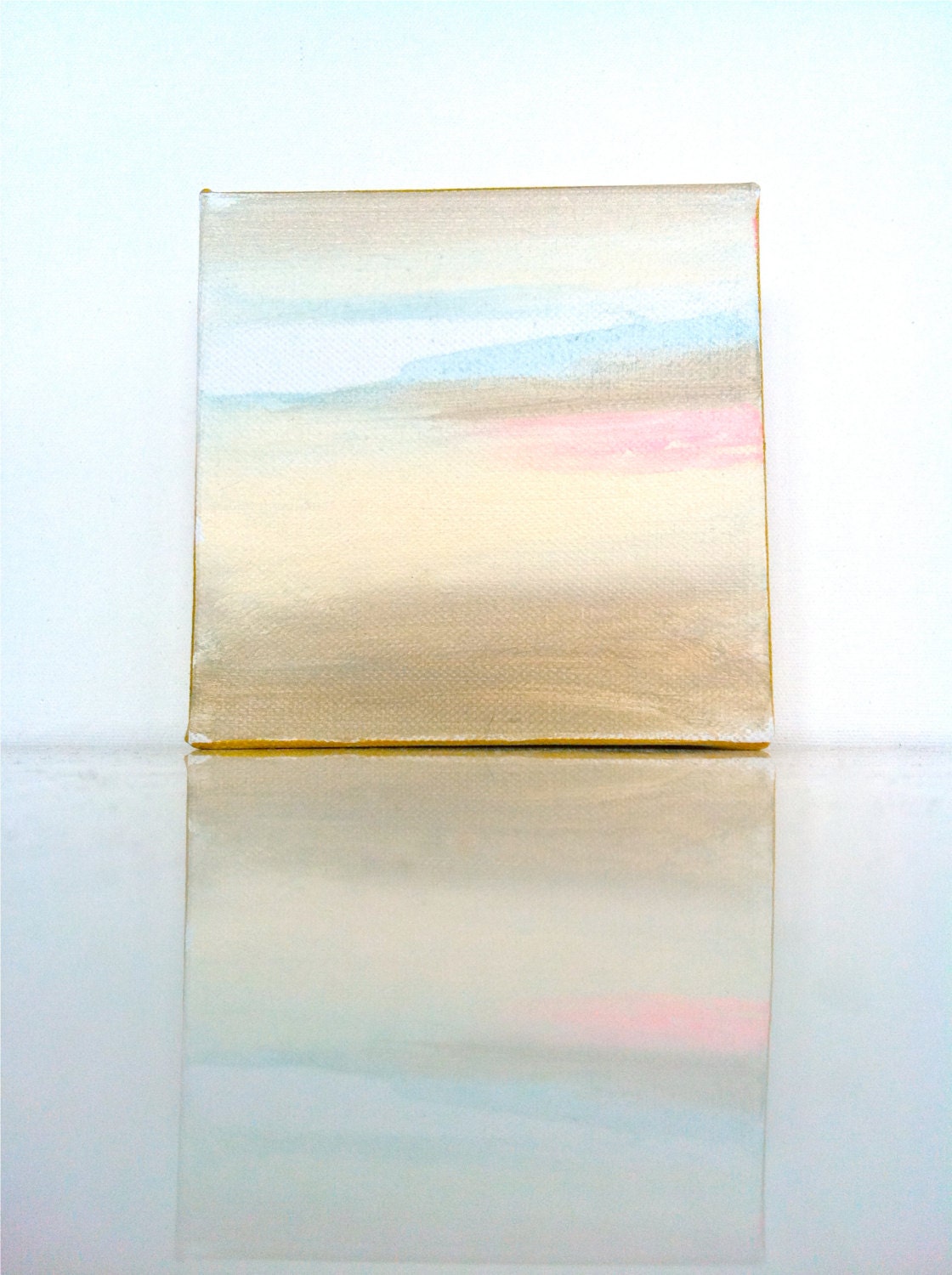 Original Acrylic Painting on Canvas, 5"x5" Mini Abstract Painting, Modern Painting