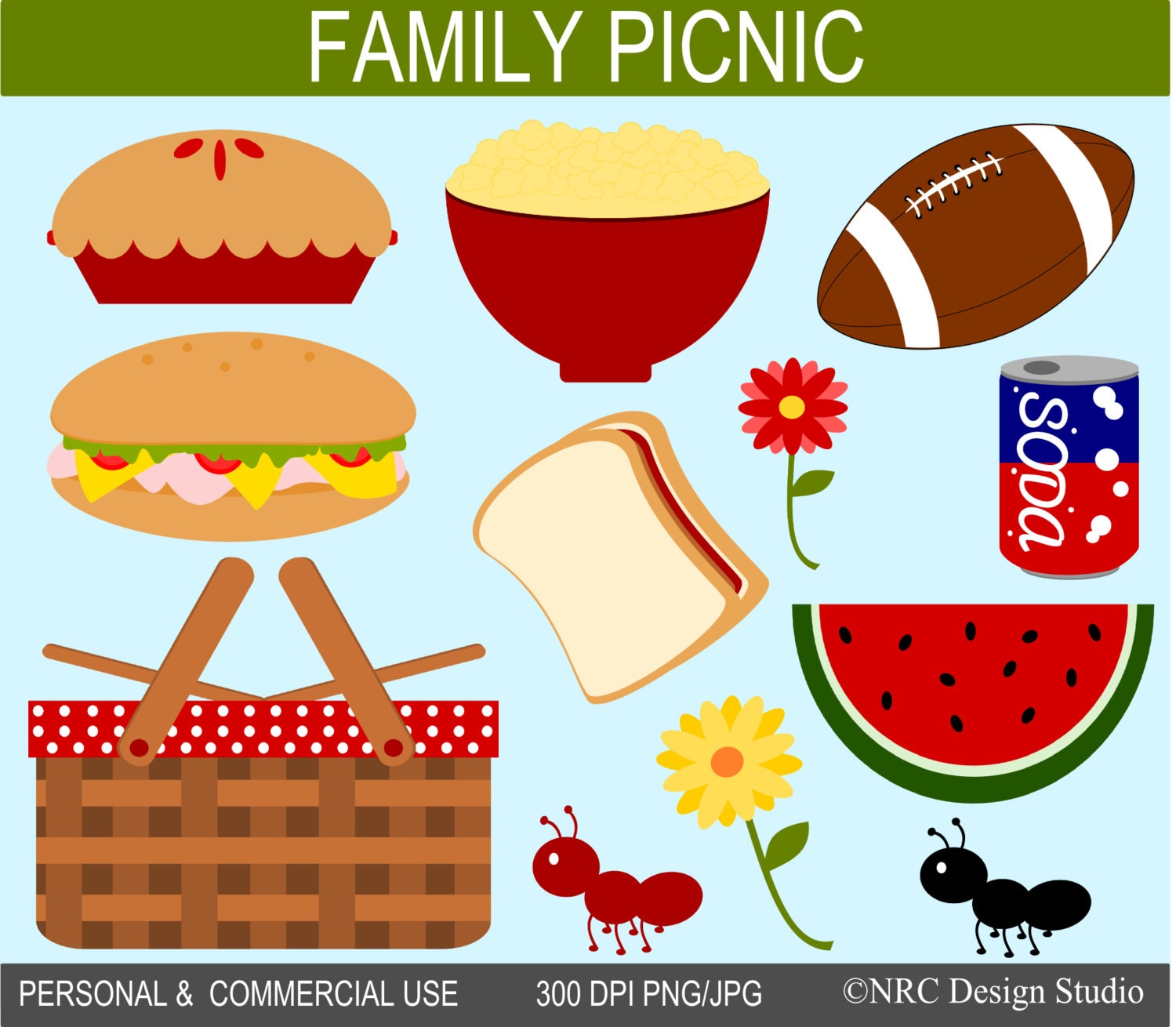 free clipart for family picnic - photo #48