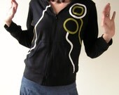 Bubble  Pixie  Hoodie - Psy Jacket - Sweatshirt   - Elf  - Pixie Hood - Women