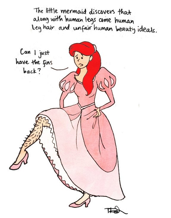 Feminist Mermaid 5x7 Print